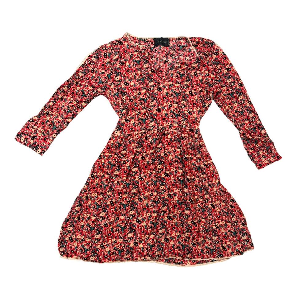 Zadig & Voltaire Riva Floral Print Eve Mini Dress Small Fifty Shades Freed